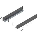LEGRABOX - Boki Szuflad wys. M (90,5 mm), L=600 mm, lewy/prawy Antracyt (770M6002S)
