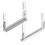 LEGRABOX - Boki Szuflad wys. C (177,0 mm), L=500 mm, lewy/prawy, Biały Free (780C5002S)