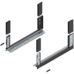 LEGRABOX - Boki Szuflad wys. C (177,0 mm), L=500 mm, lewy/prawy, Brunatnoczarny Free TS-M (780C5002S)