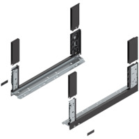 LEGRABOX - Boki Szuflad wys. C (177,0 mm), L=500 mm, lewy/prawy, Brunatnoczarny Free TS-M (780C5002S)