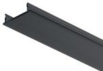 Klosz do profilu led 3101, 3102, 4105, 4106, 5101, czarny satynowany, 2.5m (833.01.852)