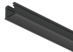 Profil wpuszczany LED, Häfele Loox5 1101, tworzywo sztuczne, czarny, 3000 mm (833.72.899)