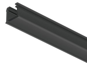 Profil wpuszczany LED, Häfele Loox5 1101, tworzywo sztuczne, czarny, 3000 mm (833.72.899)