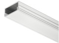 Profil nawierzchniowy 2190 do taśm LED 10mm, klosz biały opal, profil srebrny, 2.5m (833.72.981)