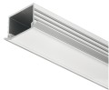 Profil wpuszczany, Profil Häfele Loox 1191 do taśm LED 10 mm, mleczny 2,5m, Srebrny (833.72.984)