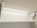 Profil wpuszczany, Profil Häfele Loox 1191 do taśm LED 10 mm, mleczny 2,5m, Srebrny (833.72.984)