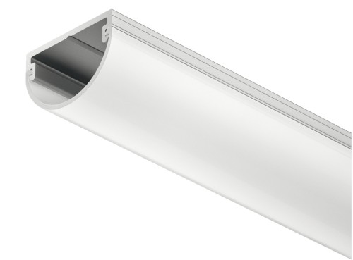 Profil nawierzchniowy 2194 do taśm LED 10mm, klosz biały opal, profil srebrny, 2.5m, szufladowy (833.72.991)