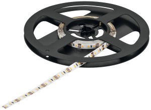 Taśma LED 2074 jednokolorowa, 8mm, 12V/9.6W/50M, 120 LED/m, Biały Ciepły 3000K (833.74.313)