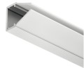 Profil nawierzchniowy 5108 do taśm LED 10mm, klosz mleczny, profil srebrny, 2m, krawędziowy (833.74.733)