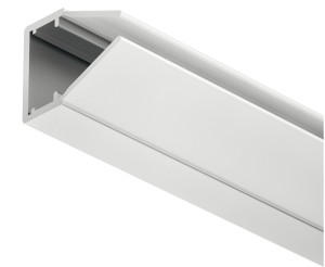 Profil nawierzchniowy 5108 do taśm LED 10mm, klosz mleczny, profil srebrny, 2m, krawędziowy (833.74.733)