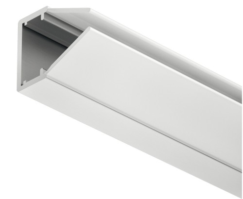 Profil nawierzchniowy 5108 do taśm LED 10mm, klosz mleczny, profil srebrny, 2m, krawędziowy (833.74.733)