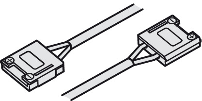 C-Przewód łączący z klipsem do taśmy LED Multi White 24 V, 10MM/3,5A/2.0M (833.77.812)