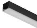 Profil nawierzchniowy LED, Häfele Loox5 2101, czarny anodowany, 2,5m (833.94.111)
