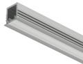 Profil wpuszczany LED, Profil Häfele Loox5 1104 do taśm LED, klosz biały opal, profil srebrny 3m (833.95.724)