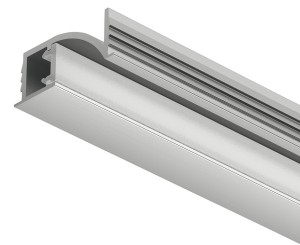Profil wpuszczany 1107 do taśm LED 5mm, klosz biały opal, profil srebrny, 3m (833.95.730)