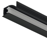 Profil wpuszczany 1107 do taśm LED 5mm, klosz biały opal, profil czarny, 3m (833.95.731)