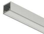 Profil nawierzchniowy,Häfele Loox5 2102, do taśm LED 8mm, Srebrny/3.0m (833.95.734)