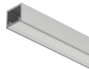 Profil nawierzchniowy,Häfele Loox5 2102, do taśm LED 8mm, Srebrny/3.0m (833.95.734)
