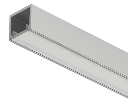 Profil nawierzchniowy,Häfele Loox5 2102, do taśm LED 8mm, Srebrny/3.0m (833.95.734)