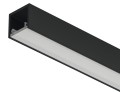 Profil nawierzchniowy,Häfele Loox5 2102, do taśm LED 8mm, Czarny/3.0m (833.95.735)
