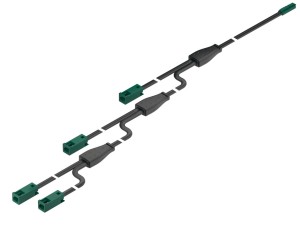  Przewód przedłużający, do Häfele Loox5 24 V 4-krotny, 2-bieg.monochr. (technologia monochromatyczna lub Multi White 2-przewodowa) (833.95.743)