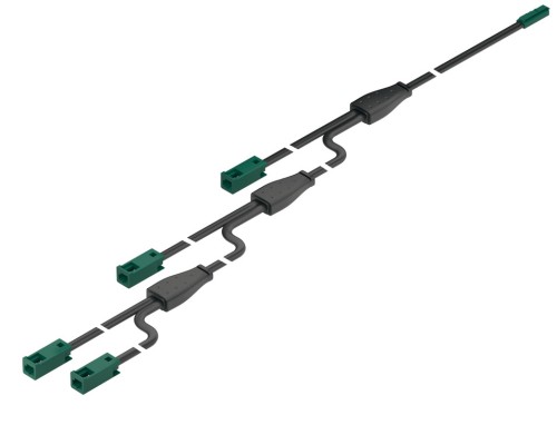Przewód przedłużający, do Häfele Loox5 24 V 4-krotny, 2-bieg.monochr. (technologia monochromatyczna lub Multi White 2-przewodowa) (833.95.743)