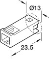 Przewód przedłużający, do Häfele Loox5 24 V 4-krotny, 2-bieg.monochr. (technologia monochromatyczna lub Multi White 2-przewodowa) (833.95.743)