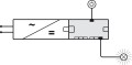 Rozdzielacz box-to-box z funkcją przełączania, moc: 60W, napięcie: 12V, czarny (833.95.748)