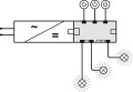 Dystrybutor box-to-box z funkcją wieloprzełącznikową, moc: 60W, napięcie: 12V, czarny, monochromatyczny (833.95.828)