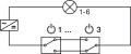 Dystrybutor box-to-box z funkcją wieloprzełącznikową, moc: 120W, napięcie: 24V, czarny, monochromatyczny (833.95.829)