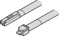 Przewód zasilający Häfele Loox5, do Häfele Loox5 12 V modułowy z łącznikiem zatrzaskowym 2-bieg. (monochromatyczna) (833.95.830)