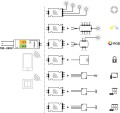 BLE-BOX connect 4 kanały, sterowanie radiowe  12V/30W Czarny (850.00.005)