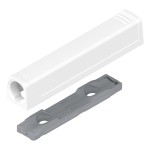 Adapter TIP-ON do drzwi, prosty (20/32 mm) Biały Długi (956A1201)