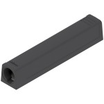 Adapter TIP-ON do drzwi, prosty (20/32 mm) Czarny Długi (956A1201)