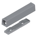 Adapter TIP-ON do drzwi, prosty (20/32 mm) Szary Długi (956A1201)