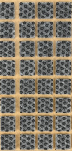 Podkładka filcowa antypoślizgowa szara kwadrat, 20x20mm