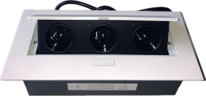 Port FLEXI 3x230V Biały z przewodem
