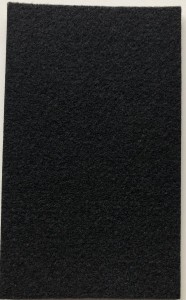  Podkładka filcowa czarna prostokąt, 15x80mm, h 3mm