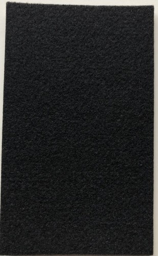 Podkładka filcowa czarna prostokąt, 15x80mm, h 3mm