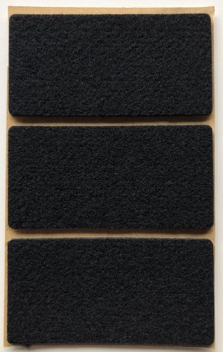 Podkładka filcowa czarna prostokąt, 50x100mm, h 3mm