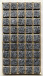 Podkładka filcowa szara kwadrat, 15x15mm, h 3mm