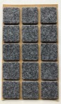 Podkładka filcowa szara kwadrat, 30x30mm, h 3mm