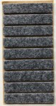Podkładka filcowa szara prostokąt, 15x80mm, h 3mm