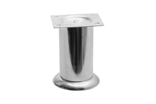 Nóżka B-140 chrom okrągła fi60 h=080 mm NM-B-140-080