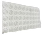 Odbojnik Silikonowy TRANSPARENT fi 8 mm h=2.2 mm (50 na arkuszu)