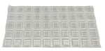 Odbojnik Silikonowy TRANSPARENT 10x10mm h=2.5 mm (50 na arkuszu)