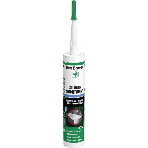 Silikon SANITARNY EXTRA 300ML BRĄZOWY