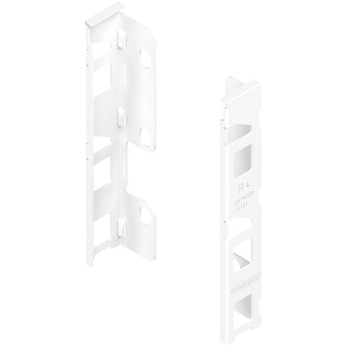 Uchwyt drewnianej ścianki tylnej LEGRABOX, wys. K (144 mm), prawy+lewy Biały (ZB7K000S)