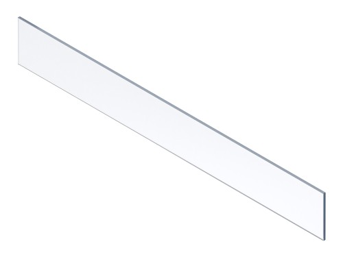 MERIVOBOX element dekoracyjny - przód, wysokość E, szer. korpusu KB=1200 mm (18/19 mm), szkło przezroczyste (1058 x 142,2) (ZE4H1058G  E-V  PL V1  KL)