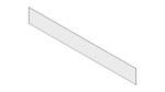 MERIVOBOX element dekoracyjny - przód, wysokość E, szer. korpusu KB=1200 mm (18/19 mm), szkło przezroczyste (1058 x 75) (ZE4L1058G  E-V  PL V1  KL)